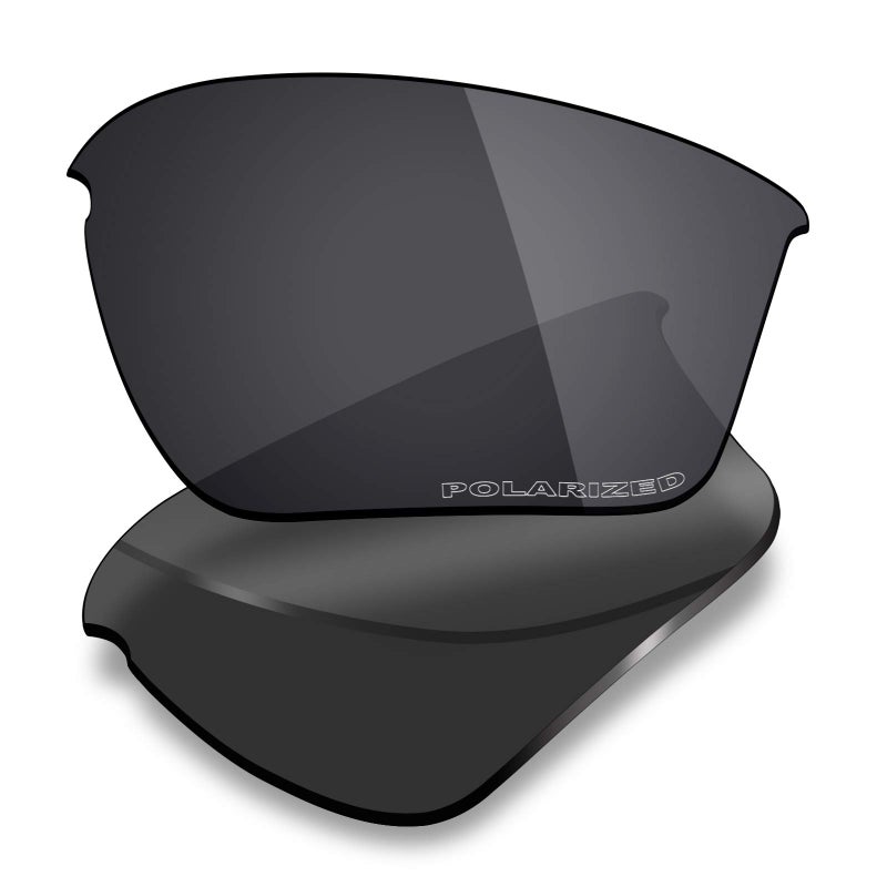 Mryok+ Polarized Replacement Lenses for Oakley Half Jacket 2.0 XL OO9154-62mm - Stealth Black - Image 1